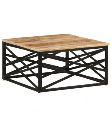 vidaXL Coffee Table 68x68x35 cm Solid Mango Wood