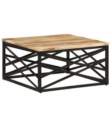 vidaXL Coffee Table 68x68x35 cm Solid Mango Wood