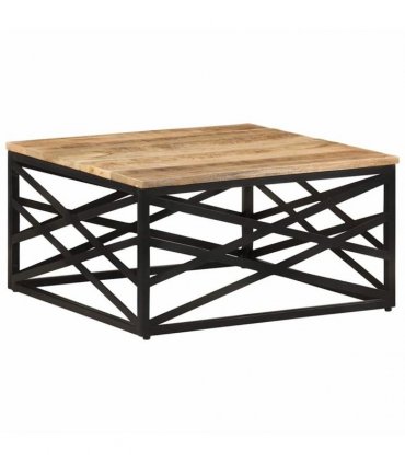 vidaXL Coffee Table 68x68x35 cm Solid Mango Wood