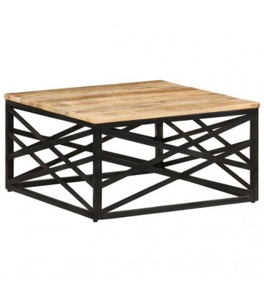vidaXL Coffee Table 68x68x35 cm Solid Mango Wood