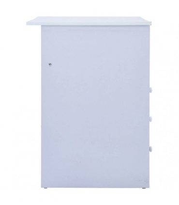 vidaXL Children Drawing Study Desk Tiltable White