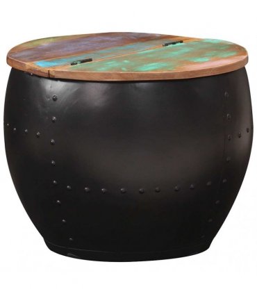 vidaXL Coffee Table 53x43 cm Solid Reclaimed Wood