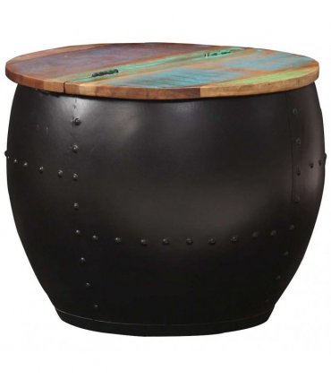 vidaXL Coffee Table 53x43 cm Solid Reclaimed Wood