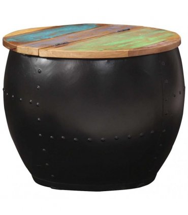 vidaXL Coffee Table 53x43 cm Solid Reclaimed Wood