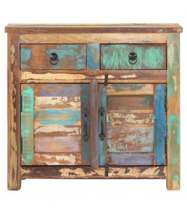 vidaXL Sideboard 70x35x65 cm Solid Reclaimed Wood