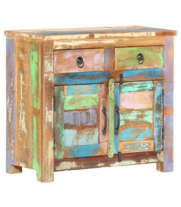 vidaXL Sideboard 70x35x65 cm Solid Reclaimed Wood