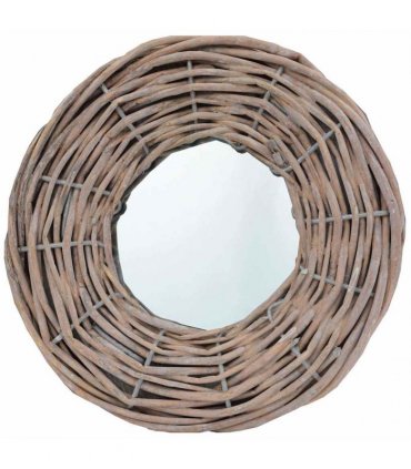 vidaXL Mirrors 3 pcs 15 cm Wicker