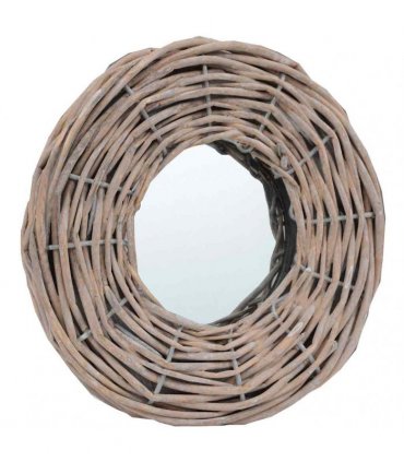 vidaXL Mirrors 3 pcs 15 cm Wicker