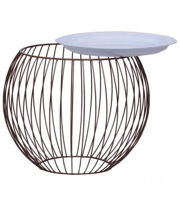 vidaXL Coffee Table Gold Ø 51 cm