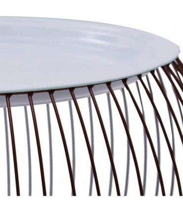 vidaXL Coffee Table Gold Ø 51 cm