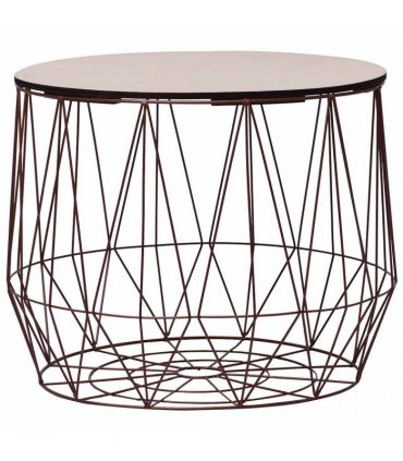 vidaXL Coffee Table 2 pcs Copper