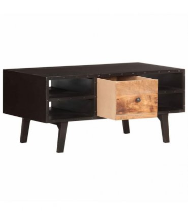 vidaXL Coffee Table 100x50x45 cm Solid Reclaimed Wood
