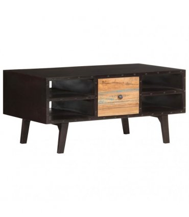 vidaXL Coffee Table 100x50x45 cm Solid Reclaimed Wood