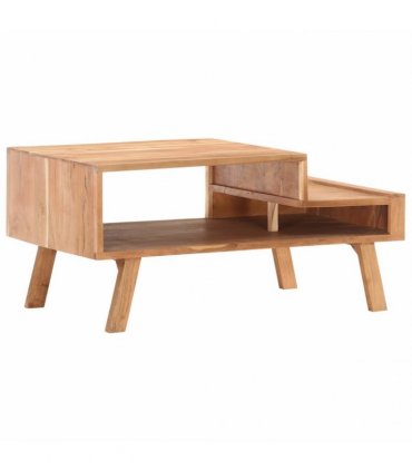 vidaXL Coffee Table 100x50x45 cm Solid Acacia Wood