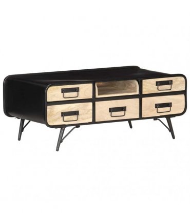 vidaXL Coffee Table 100x50x40 cm Solid Mango Wood