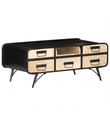 vidaXL Coffee Table 100x50x40 cm Solid Mango Wood