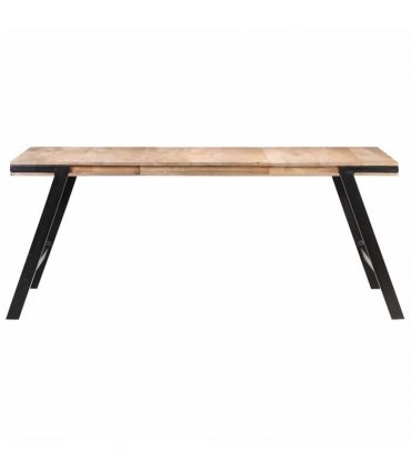 vidaXL Dining Table 180x90x76 cm Solid Mango Wood