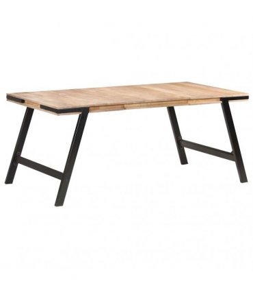 vidaXL Dining Table 180x90x76 cm Solid Mango Wood