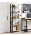 vidaXL 5-Layer Book Shelf Oak 60x27,6x158,5 cm Engineered Wood