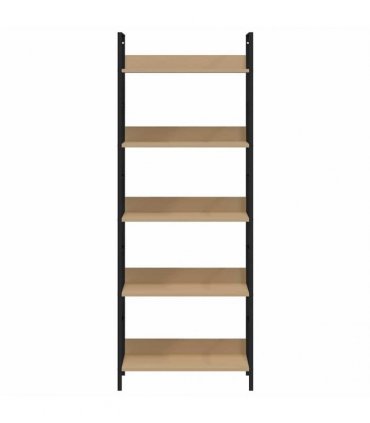 vidaXL 5-Layer Book Shelf Oak 60x27,6x158,5 cm Engineered Wood
