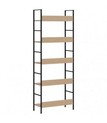 vidaXL 5-Layer Book Shelf Oak 60x27,6x158,5 cm Engineered Wood