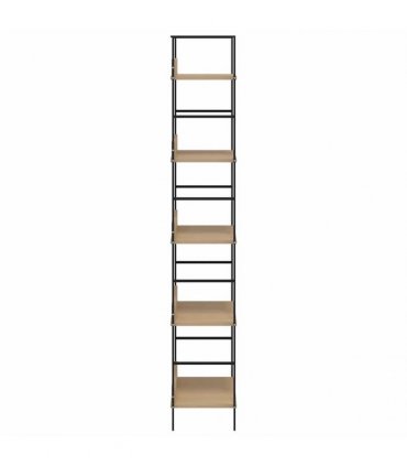 vidaXL 5-Layer Book Shelf Oak 60x27,6x158,5 cm Engineered Wood