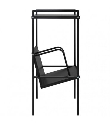 vidaXL 2-Layer Book Shelf Black 52x28x59 cm Engineered Wood