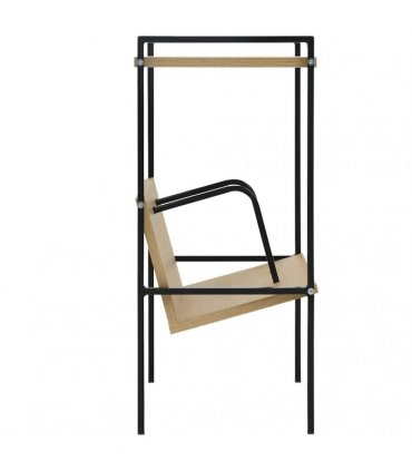vidaXL 2-Layer Book Shelf Black and Oak 52x28x59 cm Engineered Wood