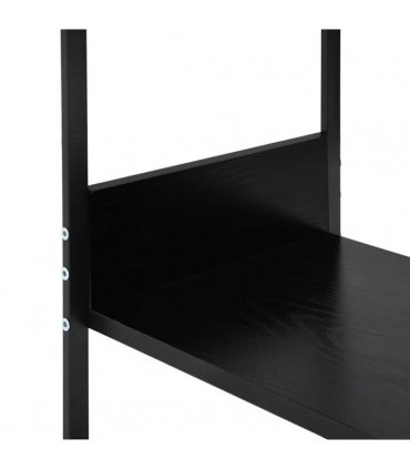 vidaXL Small Straight Book Shelf Black 33.5x39.6x79.7 cm