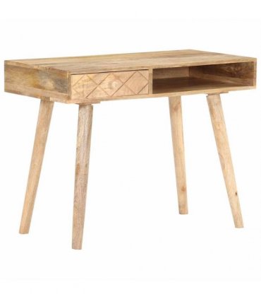 vidaXL Dressing Table 100x50x76 cm Solid Mango Wood