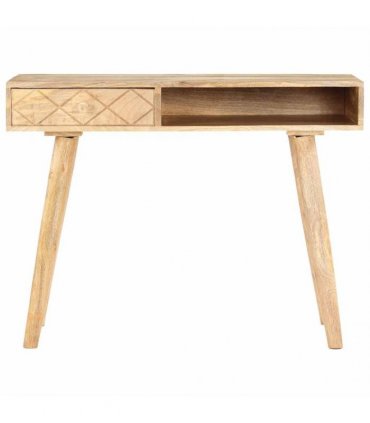 vidaXL Dressing Table 100x50x76 cm Solid Mango Wood