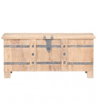 vidaXL Chest 90x40x40 cm Solid Acacia Wood