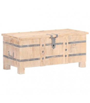 vidaXL Chest 90x40x40 cm Solid Acacia Wood