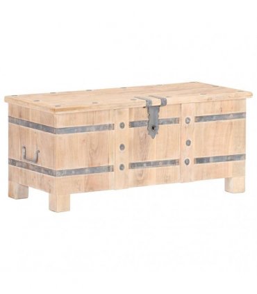 vidaXL Chest 90x40x40 cm Solid Acacia Wood