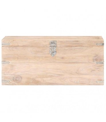 vidaXL Chest 90x40x40 cm Solid Acacia Wood