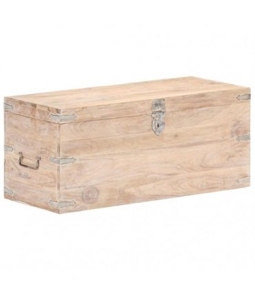 vidaXL Chest 90x40x40 cm Solid Acacia Wood