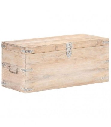 vidaXL Chest 90x40x40 cm Solid Acacia Wood