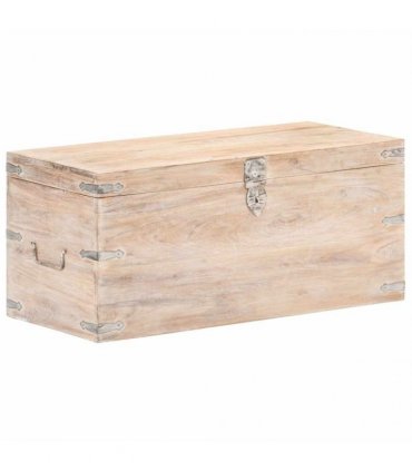 vidaXL Chest 90x40x40 cm Solid Acacia Wood