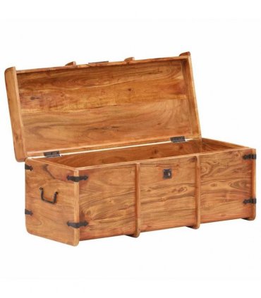 vidaXL Storage Chest 90x40x40 cm Solid Acacia Wood