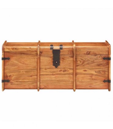 vidaXL Storage Chest 90x40x40 cm Solid Acacia Wood