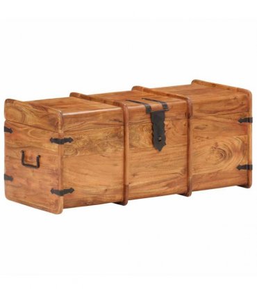 vidaXL Storage Chest 90x40x40 cm Solid Acacia Wood