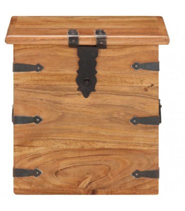 vidaXL Chest 40x40x40 cm Solid Acacia Wood