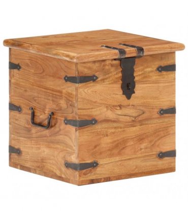 vidaXL Chest 40x40x40 cm Solid Acacia Wood