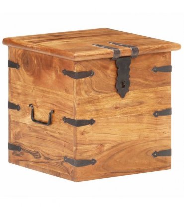 vidaXL Chest 40x40x40 cm Solid Acacia Wood
