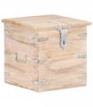 vidaXL Chest 40x40x40 cm Solid Acacia Wood