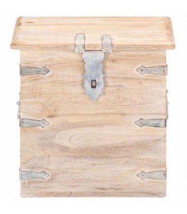 vidaXL Chest 40x40x40 cm Solid Acacia Wood
