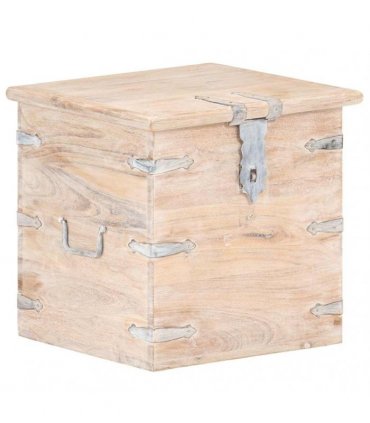 vidaXL Chest 40x40x40 cm Solid Acacia Wood