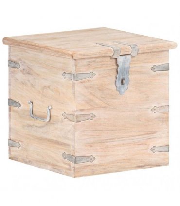 vidaXL Chest 40x40x40 cm Solid Acacia Wood