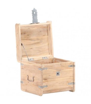 vidaXL Chest 40x40x40 cm Solid Acacia Wood