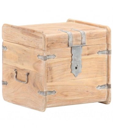 vidaXL Chest 40x40x40 cm Solid Acacia Wood